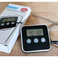 digital timer with meat thermometer