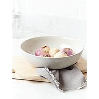 Dip Glaze Serving Bowl - Soft White