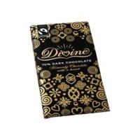 divine chocolate 70 dark chocolate 100g