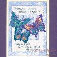 Dimensions Stamped X Stitch - Mini - Today Is A Gift