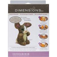 dimensions needle felt kit bunny