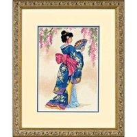 Dimensions Counted X Stitch - Gold Petite, Elegant Geisha