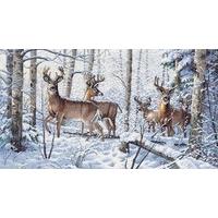 Dimensions Counted X Stitch - Gold, Woodland Winter