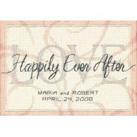 Dimensions Counted X Stitch - Mini - Wedding Record: Happily