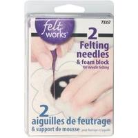 Dimensions Needlecrafts Feltworks, Felting Needles & Foam Block