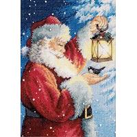 dimensions counted x stitch gold petite santas friend