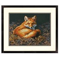Dimensions Counted Cross Stitch Kit, Sunlit Fox