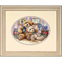 Dimensions Counted X Stitch - Gold Petite, Warm & Fuzzy