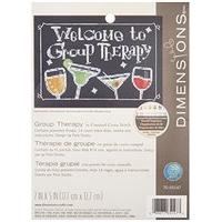 Dimensions 14 Count Group Therapy Mini Counted Cross Stitch Kit, 7\