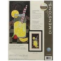Dimensions 14 Count Lemonade Dinner Counted Cross Stitch Kit, 6\