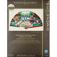 Dimensions 18 Count Gold Collection Garden Fan Counted Cross Stitch Kit, 16\
