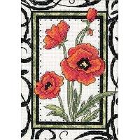 Dimensions Counted X Stitch - Mini - Blooming Poppies