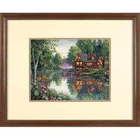 Dimensions Counted X Stitch - Gold, Cabin Fever