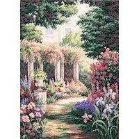 Dimensions Counted X Stitch - Gold, Floral Retreat