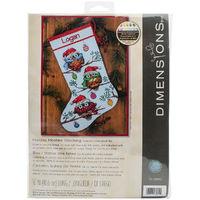 Dimensions Needlecrafts Holiday Hooties Stocking Counted Cross Stitch Kit