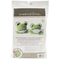 Dimensions Round And Woolly Frogs Felting