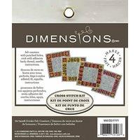 Dimensions Stitchables - Drinks Felt Coasters