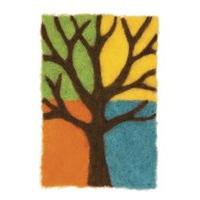 dimensions needle felting art tree