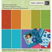 Dimensions K And Co Essentials Dark Designer Paper Pad, Multi-colour