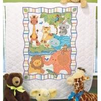 Dimensions Stamped X Stitch - Quilt: Mod Zoo