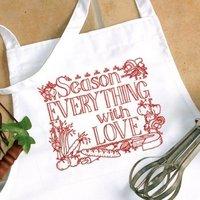 Dimensions Stamped X Stitch - Apron: Season