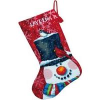 Dimensions Needlepoint Kit - Stocking: Snowman And Friend