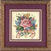 Dimensions Counted X Stitch - Gold Petite, Rose Bouquet