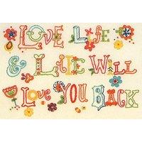 Dimensions Embroidery - Love Life