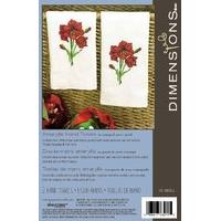 Dimensions Needlepoint Kit - Amaryllis Guest Towels