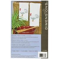Dimensions Stamped Embroidery - Towels: Rooster