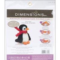 dimensions needle felt kit penguin