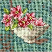 dimensions needlepoint kit dogwood blossoms