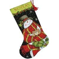 Dimensions Needlepoint Kit - Stocking: Snowman And Bear