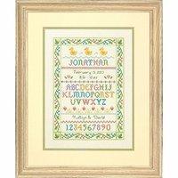 Dimensions Counted Cross Stitch Record Alphabet Sampler, Multi-colour