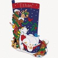 Dimensions Needlecrafts Stocking, Winter Snooze