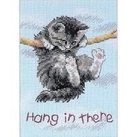 dimensions counted x stitch mini hang on kitty