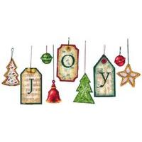 Dimensions Counted X Stitch - Ornament: Joy Tag