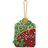 Dimensions Counted X Stitch - Ornament: Let It Snow