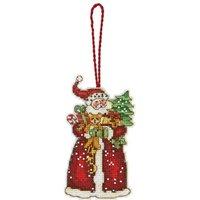 Dimensions Counted X Stitch - Ornament: Santa