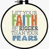 dimensions counted cross stitch faith stitch wit multicoloured