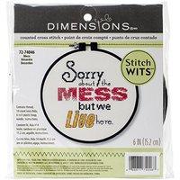 Dimensions Counted Cross Stitch: Mess Stitch Wit, Multicoloured