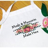 Dimensions Stamped X Stitch - Apron: Meals & Memories