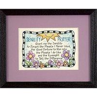 Dimensions Stamped X Stitch - Mini - Senility Prayer