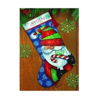 dimensions crafts 71 09154 needlecraft sweet santa stocking in needlep ...