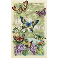 Dimensions Counted X Stitch - Gold, Butterfly Forest