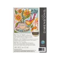 Dimensions \'be True Of Spirit\' Home Needlepoint Kit.