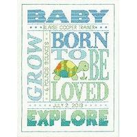 dimensions counted x stitch birth record about boys