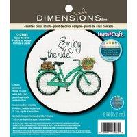 dimensions learn a craft counted x stitch the ride