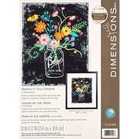 Dimensions Needlecrafts 71-01546 Dimensions Believe In Your Dreams, Embroidery