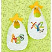 Dimensions Stamped X Stitch - Bib: Alphabet